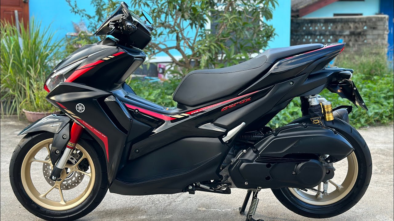 รีวิว Yamaha Aerox 155 2025 สีสันใหม่ โดนใจวัยรุ่น