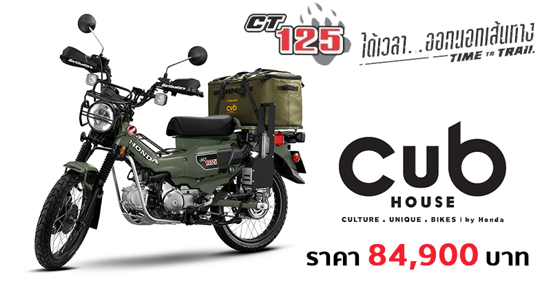 ใหม่ Honda Ct125 2025 ราคา ฮอนด้า Ct125 ตารางผ่อน-ดาวน์