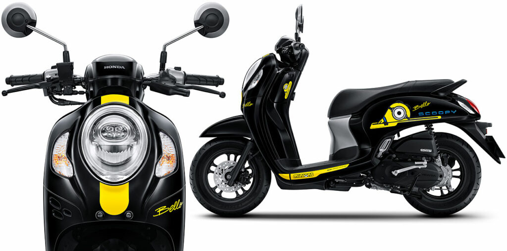 รีวิว Honda Scoopy Minions Limited Edition ลายใหม่สุดคูล ใช้งานได้คล่องตัวและประหยัดน้ำมัน